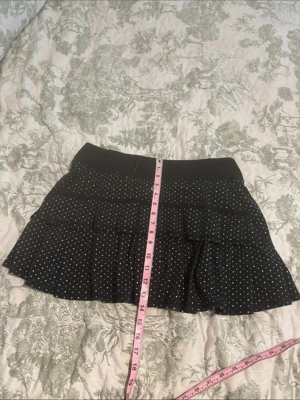 Vintage Lululemon 8 TALL Pace Setter Chevron Dot skirt skort y2k athleisure